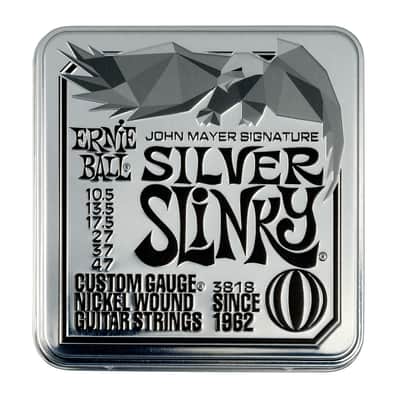 JOHN MAYER SILVER SLINKY SIGNATURE ELECTRIC GUITAR STRINGS 3-PACK image 1