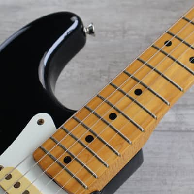 1986 Squier (by Fender Japan) SST-30 Vintage Stratocaster (Black) image 7