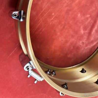 Yamaha RRS-1455 Recording Custom 5.5x14" Brass Snare Drum 2016 - Present - Brass/Chrome image 14