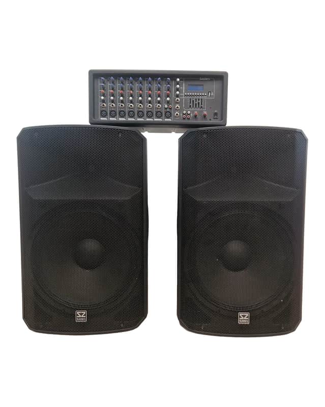 SubZero SZPA-815 - PA Speaker - Black - Very Good w/ Original Box image 1