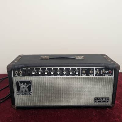 Music Man Musicman 100 RP Tube Guitar Amplifier Amp Head 1978-1984 Black Tolex Phaser image 2