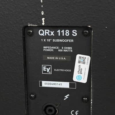 Electro-Voice (EV) QRx-118S 18" 600W Passive Subwoofer CG01KB3 *ASK FOR SHIPPING* image 8