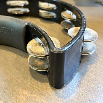 RhythmTech RT1010 Tambourine - Black, Double Row Nickel Jingles (Made in USA) image 9