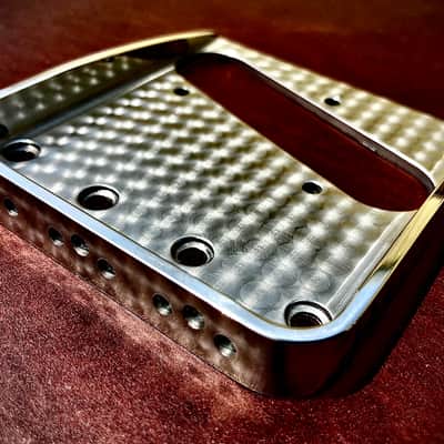 Van Dyke-Harms Hybrid Telecaster Bridge, Engine Turned 2023 - Engine Turned image 5