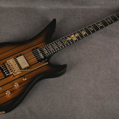 Schecter Diamond Series Synyster Gates Custom S - Satin Gold Burst - 2nd Hand image 10