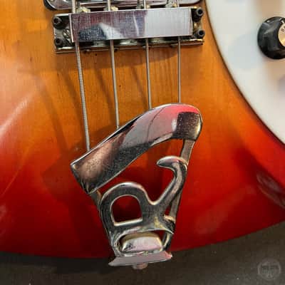 Rickenbacker Bass model 4005 from 1966 in fireglo image 8