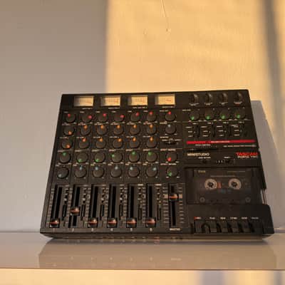 TASCAM Porta Two Ministudio 4-Track Cassette Recorder 1980s - Gray image 4