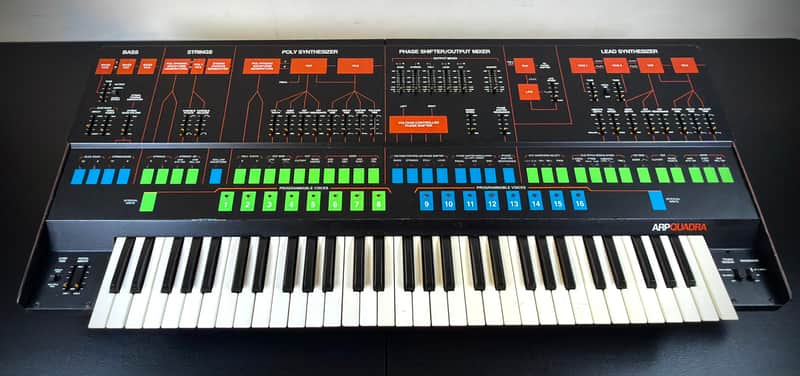 ARP Quadra Rebuilt/LED sliders image 1
