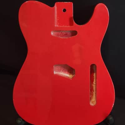 Southwest Acoustics Telecaster Body/Corvette Red/New/Free Shipping image 1