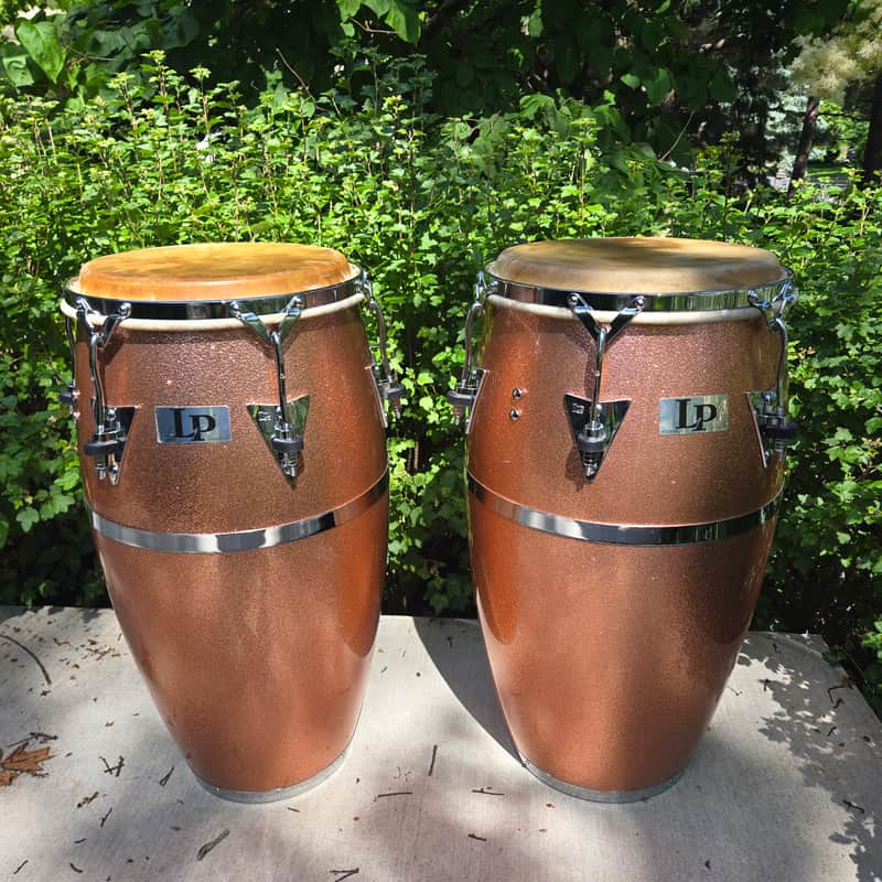 Latin Percussion LP259-1MC Martin Cohen Limited Edition 11 3/4 Conga, Champagne Sparkle Finish image 1