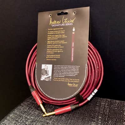 Cordial CSI 9 PP-Andrew Gouche Signature 30-ft/9m High Resolution Instrument Cable w/ Neutrik Plugs image 2