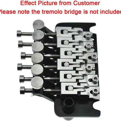 Guitar Stainless Steel Double Locking Tremolo Bridge Saddles and Screws for FR Tremolos image 2