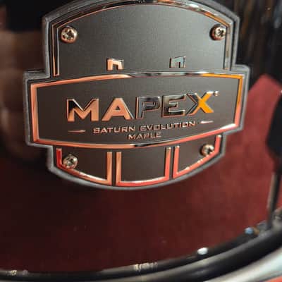 Mapex Saturn Evolution Maple 10x8" Tom Black w/ Evans Top Head image 7