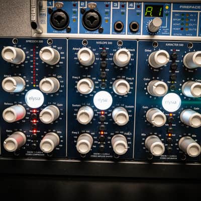 Elysia nvelope 500 Stereo / Dual-Mono 500 Series Impulse Shaper / Dynamics Processor Module 2010s - Blue image 1