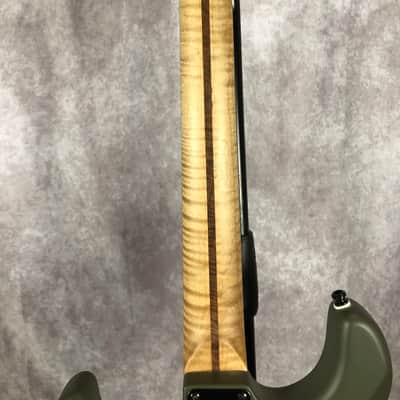 Wayne Guitars (Formerly Charvel) Super Strat Est 2000 - Flat Green image 10