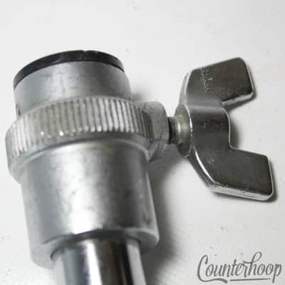 Yamaha Cymbal Stand Tube Straight Chrome Center 7/8" Receiver 3/4" Japan RC 9000 image 2