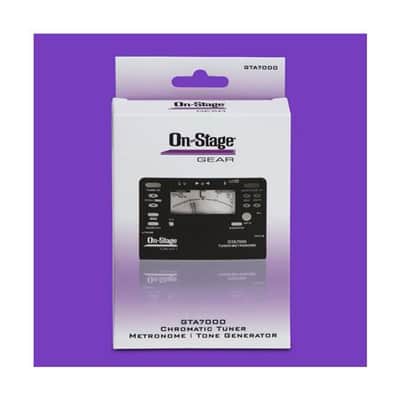 On Stage GTA7000 Chromatic Tuner Metronome Tone Generator image 7