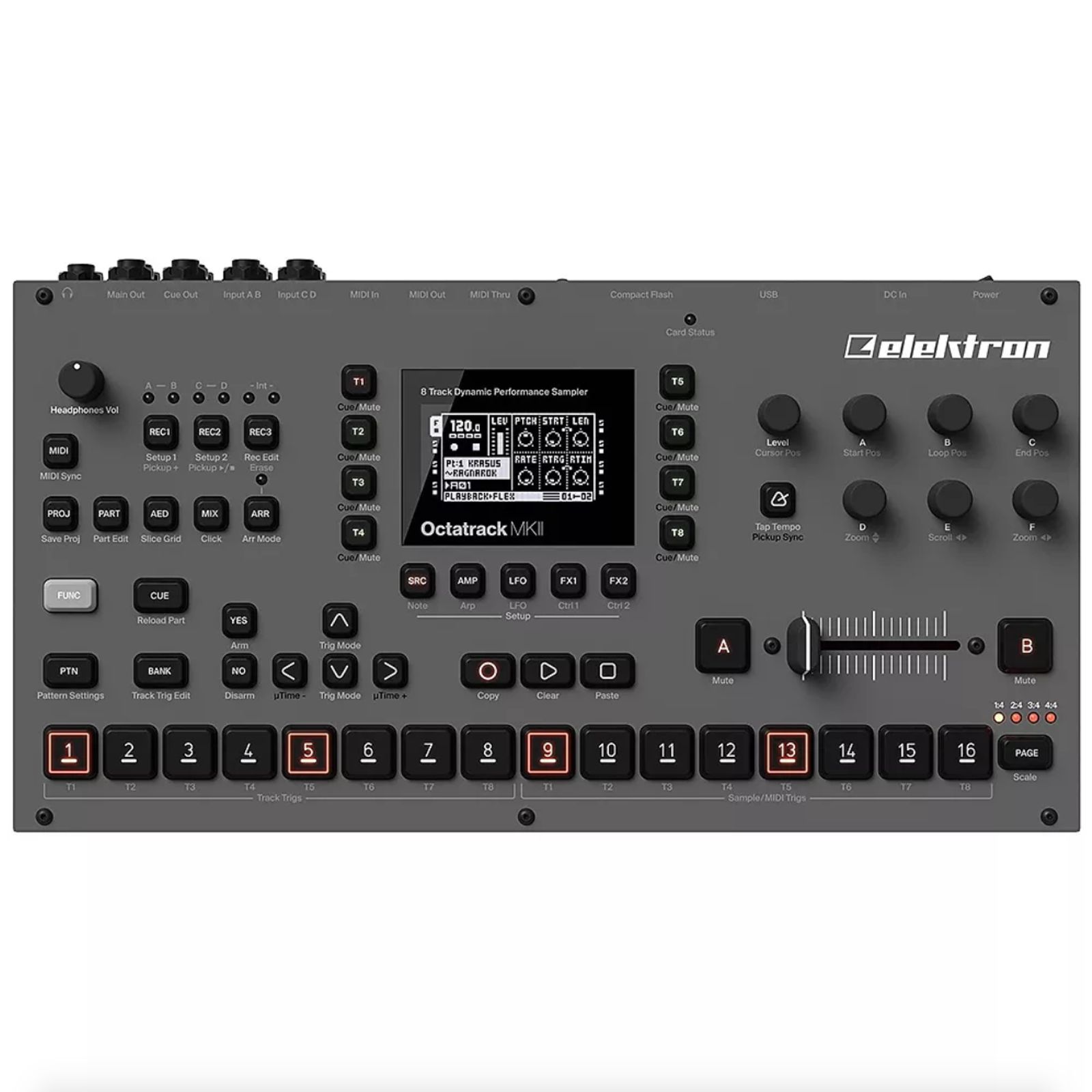 Elektron Octatrack MkII Dynamic 8-Track Performance Sampler
