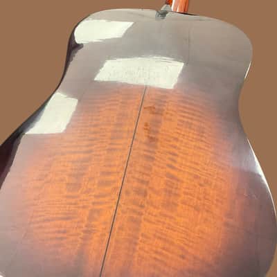 Ibanez PF20TV Dreadnought Acoustic Guitar 1991 Made in Korea Sunburst image 3