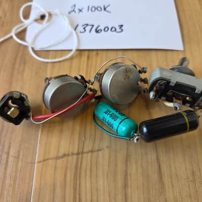 Vintage 1960 Danelectro Wiring Harness! 100K CTS Pots, Switch, Jack! image 2