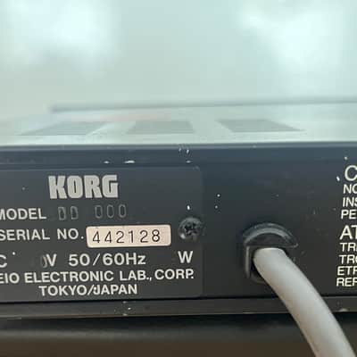 Korg SDD-3000 Digital Delay 1980s - Black image 10
