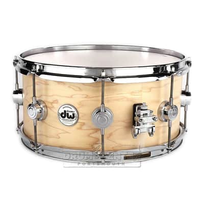 DW Collectors Maple Snare Drum 14x6.5 Satin Natural - Custom DCP Specs! image 1