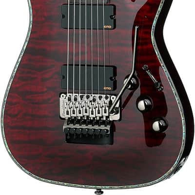 Schecter Hellraiser C-7 FR Electric Guitar - Black Cherry (BCH) (1812) image 2