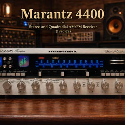 MARANTZ 4400 RaRe Vintage Stereo Quadradial Scope Receiver image 2