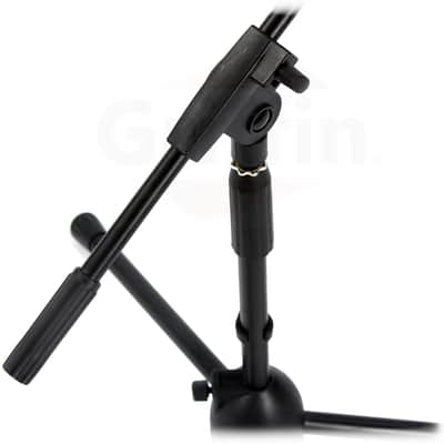 GRIFFIN Short Boom Mic Stand (Low Profile-X Series) – Tripod Mount for Kick Drum, Guitar Amps, Studio Desks, Singing & Home Recording Use image 3
