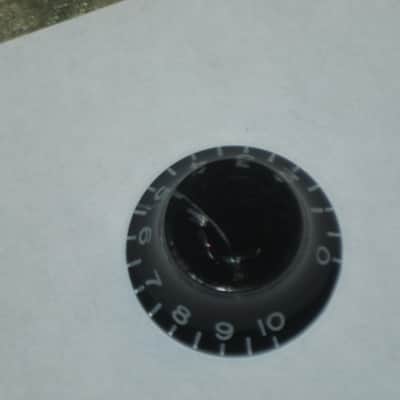 one pair (2 individual knobs) used relic'd genuine Gibson Black TOP HAT Knobs (model PRHK-010) knobs have some visible imperfections from use (the other two knobs from the from the PRHK-010 set are NOT included) image 11