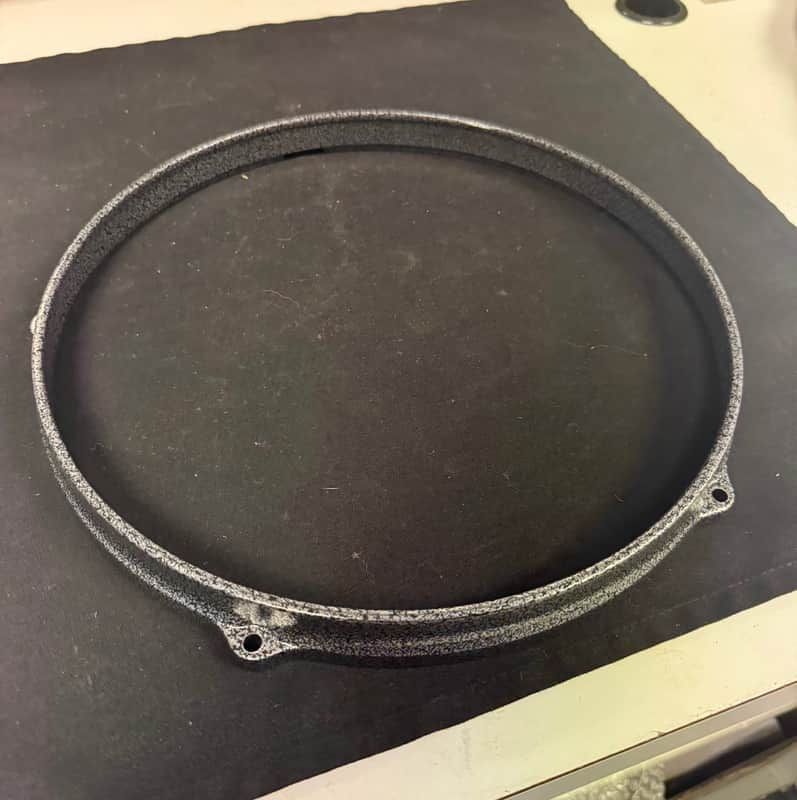 Gretsch Broadkaster 12” 5 Lug Die Cast Hoop NOS 90’s - 00’s - Gunmetal image 1