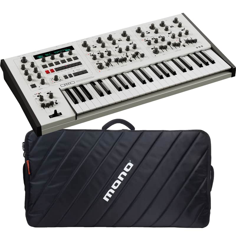 UDO Audio DMNO 8-Voice Polyphonic Keyboard Synthesizer - White CARRY BAG KIT [Pre-Order] image 1