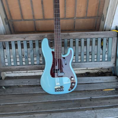 Fender AVRI 1960 P-Bass - Daphne Blue image 1