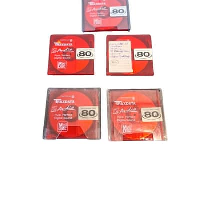 T Audio Traxdata Md 80 - Red X 5 – Minidisc - Excellent image 2
