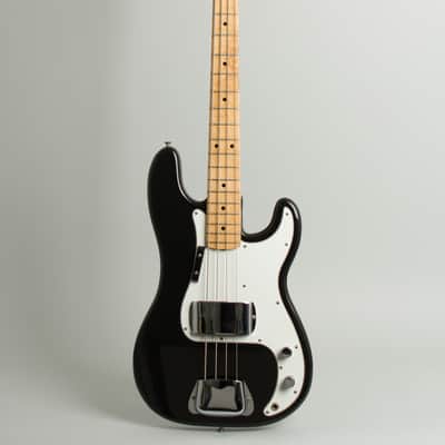 Fender  Precision Bass Solid Body Electric Bass Guitar (1975), ser. #647091, black tolex hard shell case. image 1
