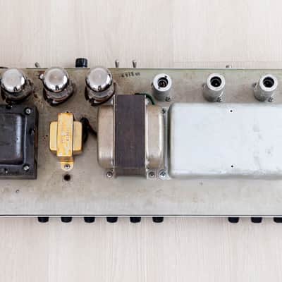 1963 Fender Showman Black Panel Blonde Pre-CBS Vintage Tube Amp Head & 1x12 Tone Ring Cab w/ JBL D120F image 15