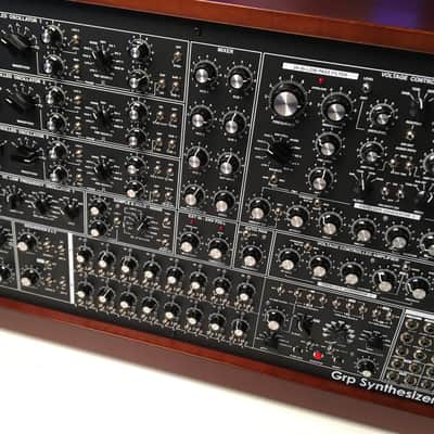 GRP A4 2018 New Cherry Wood w/ sequencer / Moog non modular Moon ARP Analog Synthesizer Rare image 4