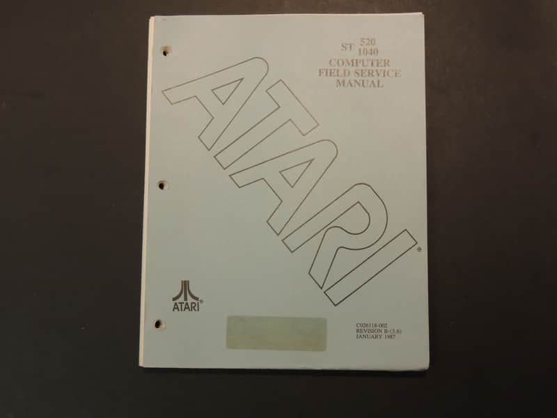 Atari ST520 & ST1040 Computer Field Service Manual