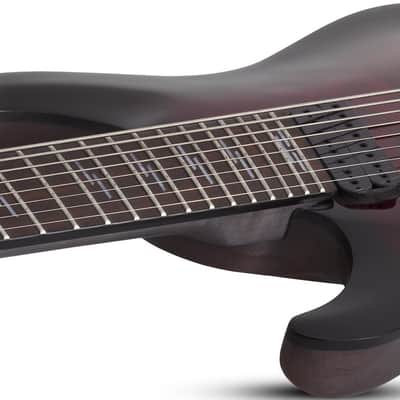 Schecter Omen Elite-8 MS LH - Black Cherry Burst (2469) image 8