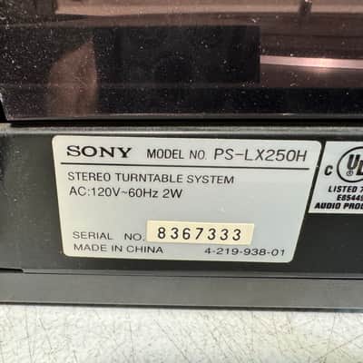 Sony PS-LX250H Turntable Record Player HiFi Stereo Vintage Cartridge Home Audio image 7