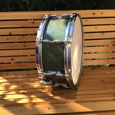 Premier  Royal ace 5.5x14 50s60s - Original turquoise green wrap image 5