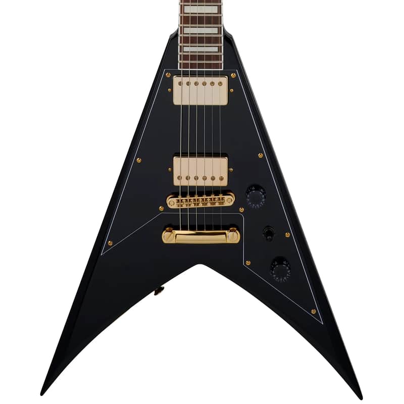 Jackson X Series Signature Scott Ian King V KVXT Electric Guitar - Gloss Black image 1