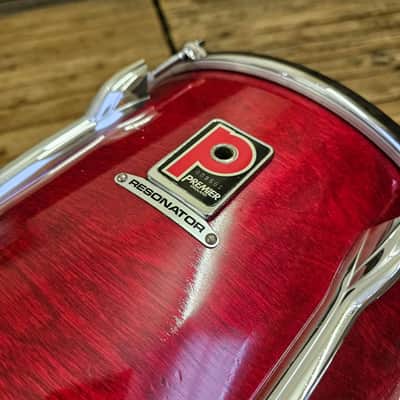 Tom Drum 13" Premier Resonator, Red USED! RKRES270826 image 2