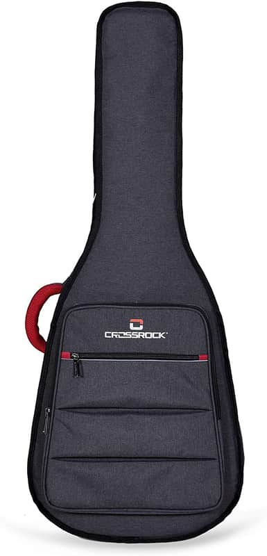 Crossrock Dreadnought Guitar Gig Bag, 10mm Padding, Hight Quality 600D Oxford Fabric image 1