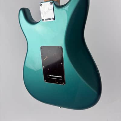 2025 Fender American Professional Classic Stratocaster 2025 Faded Sherwood Green Metallic w/ Tortoise Guard Comes with aftermarket case.( Pictured) image 7