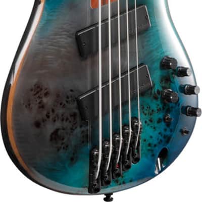 Ibanez SR Bass Workshop 5 String Electric Bass - Multiscale - Tropical Seafloor (SRMS805TSR) image 2