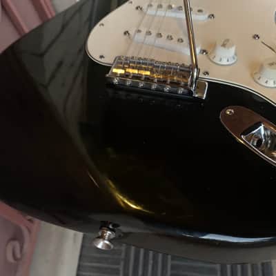 Fender Stratocaster MIM Electric Guitar 1996 - black image 10