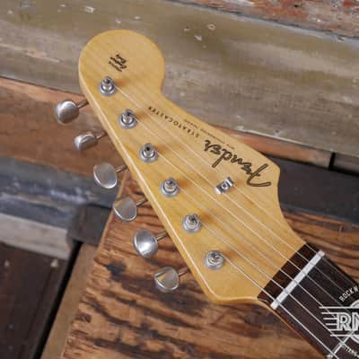 2021 Fender Custom Shop '60 Reissue Stratocaster Closet Classic - Black Sparkle image 7