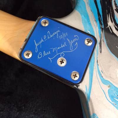JEM Custom marble 1988 - Blue Marble Swirl RARE FIND! image 7