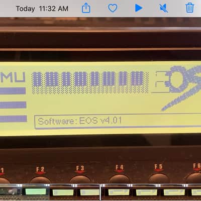 E-MU Emulator IV EIV x Hollywood Gold edition sampler, 2 Gig internal drive, 128 Mb RAM, EFX board image 6